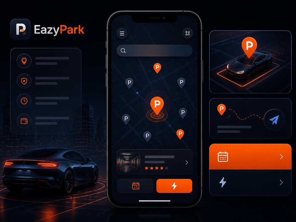 EazyPark interface preview
